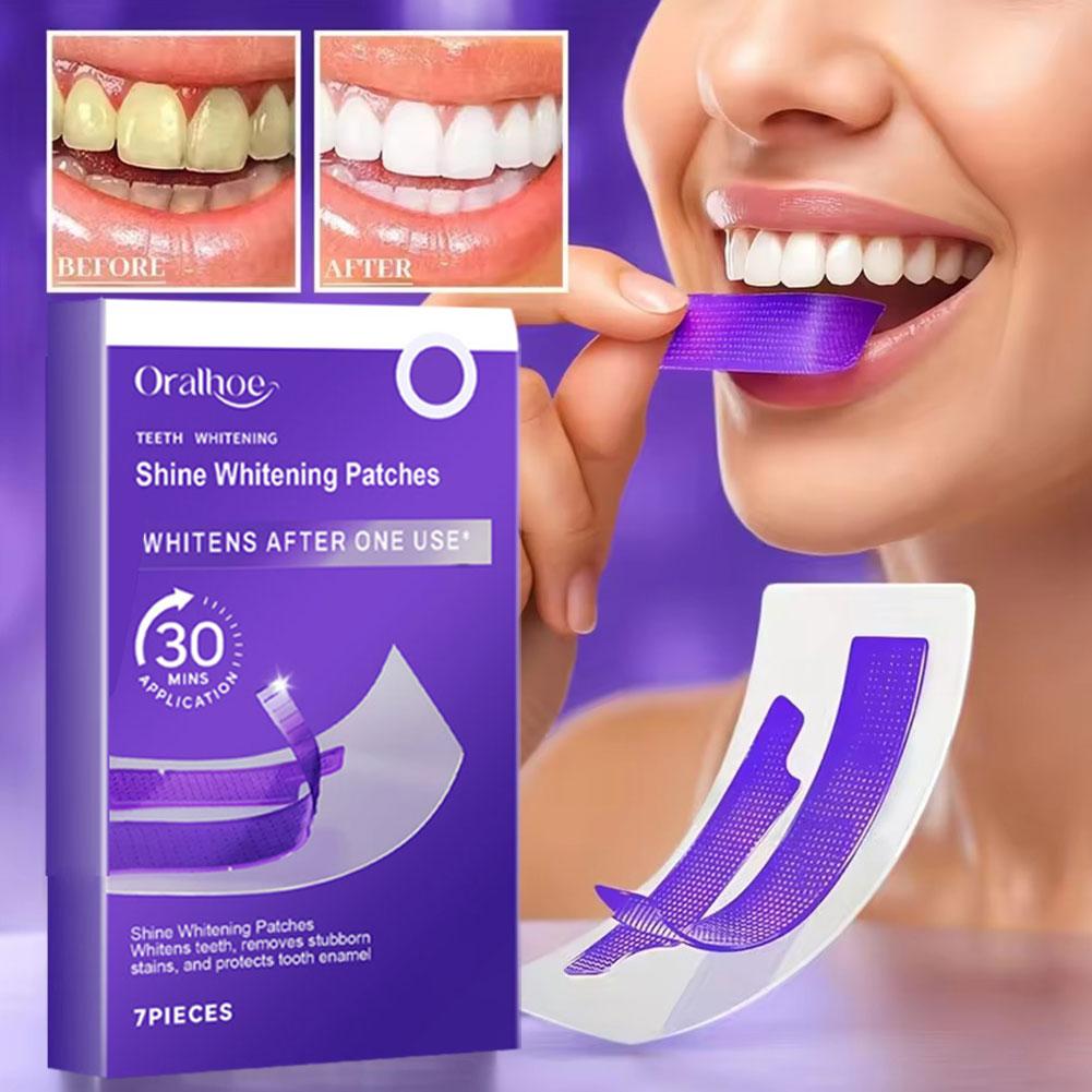 Teeth Whitening Instant - 7개/세트 최신 치아 패치 즉각적인 미백