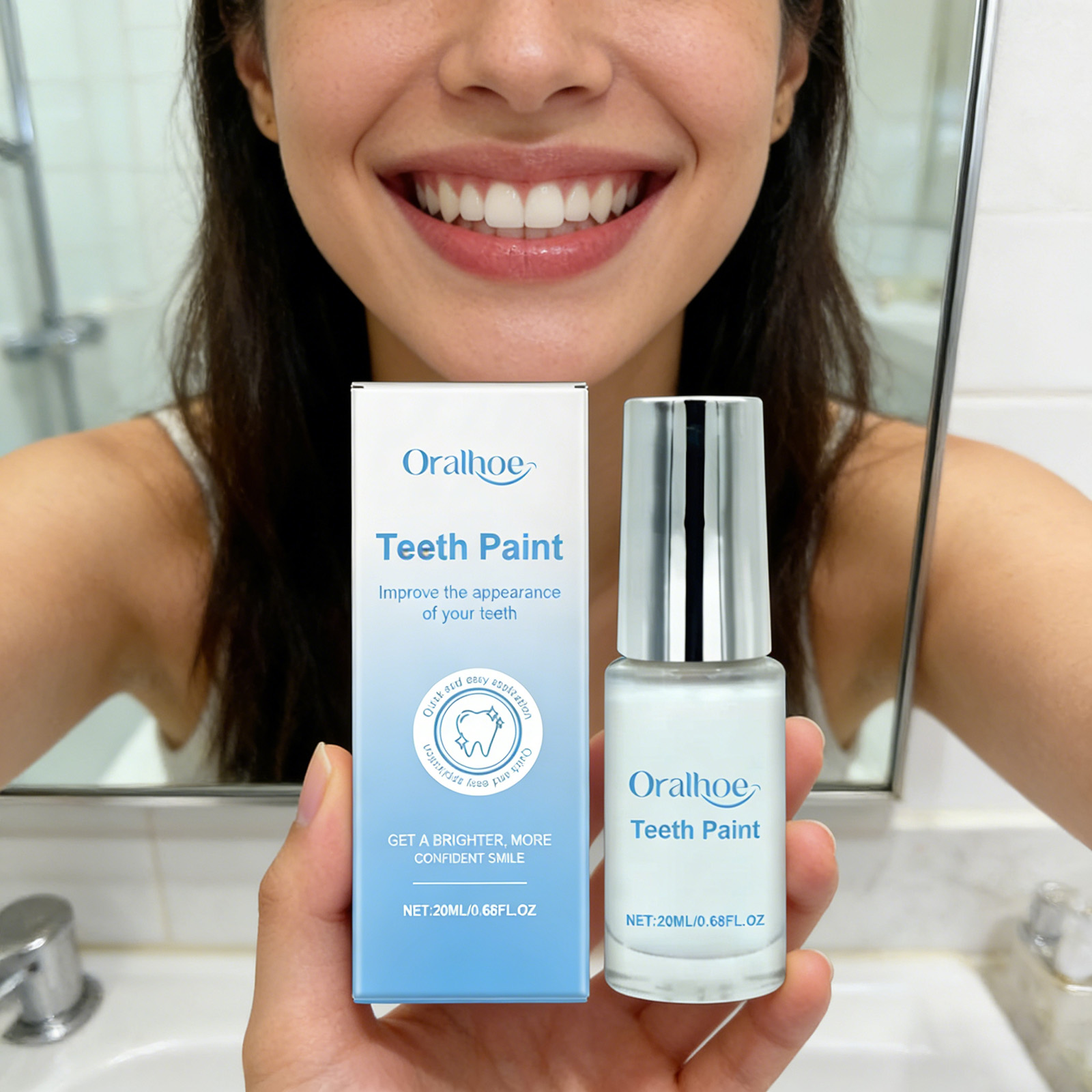 Teeth Whitening Instant - 20ml 치아 미백 페인트 - 즉각적인