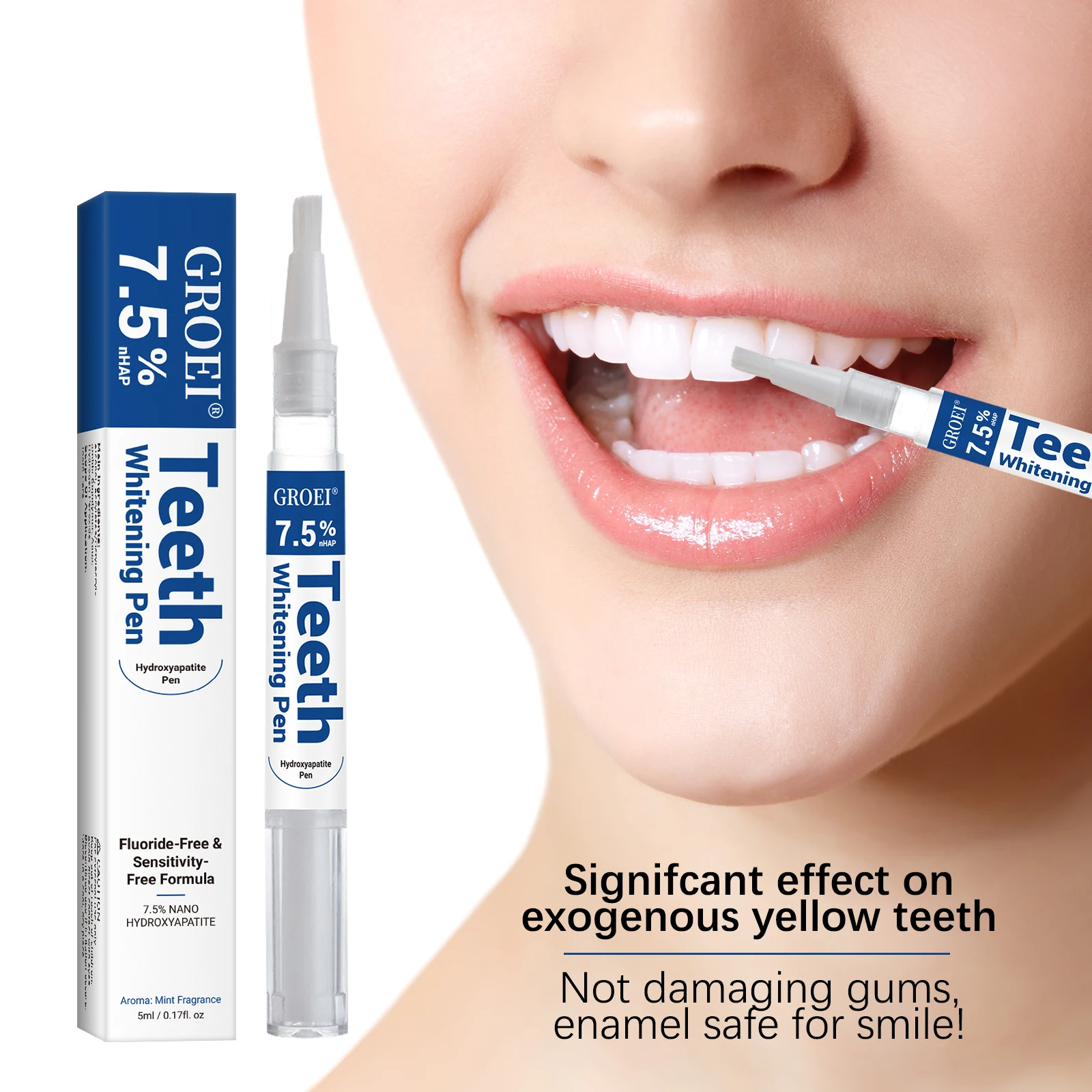 하이드록시아파타이트 치아 미백 펜 눈부신 화이트 얼룩  - Teeth Whitening Pens 리뷰 및 가격