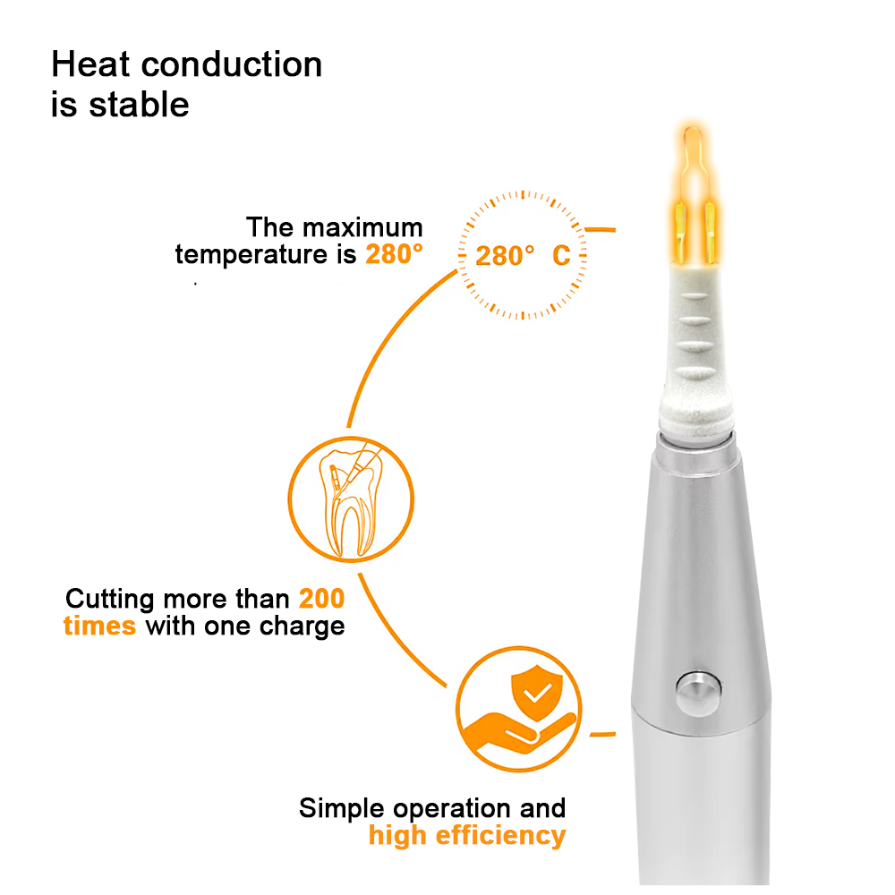 8가지 팁 치과용 구타페르차 커터 가열 펜 치과 엔도  - Teeth Whitening Pens 리뷰 및 가격