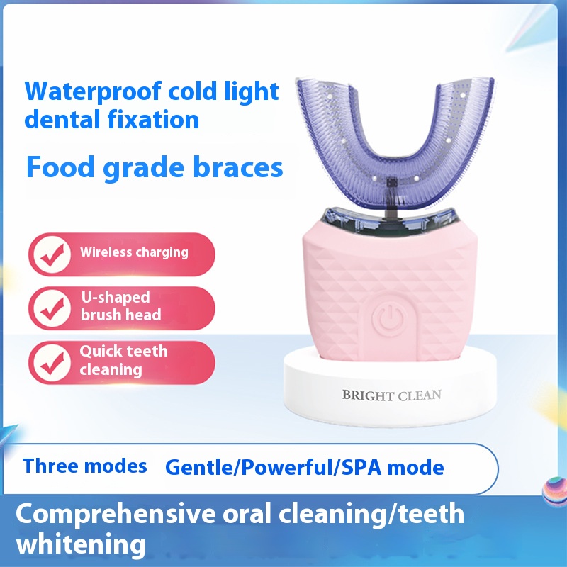 성인용 전동 U자형 칫솔 - 부드러운 강모 치아 미백  - Teeth Whitening Vape 리뷰 및 가격