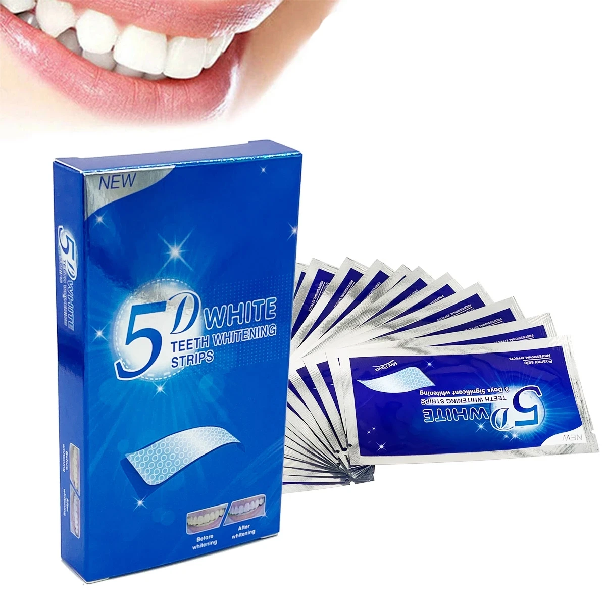 화이트 투스 치아 구강 위생 케어 스트립 가짜 치아 베 - Teeth Whitening Vape 리뷰 및 가격