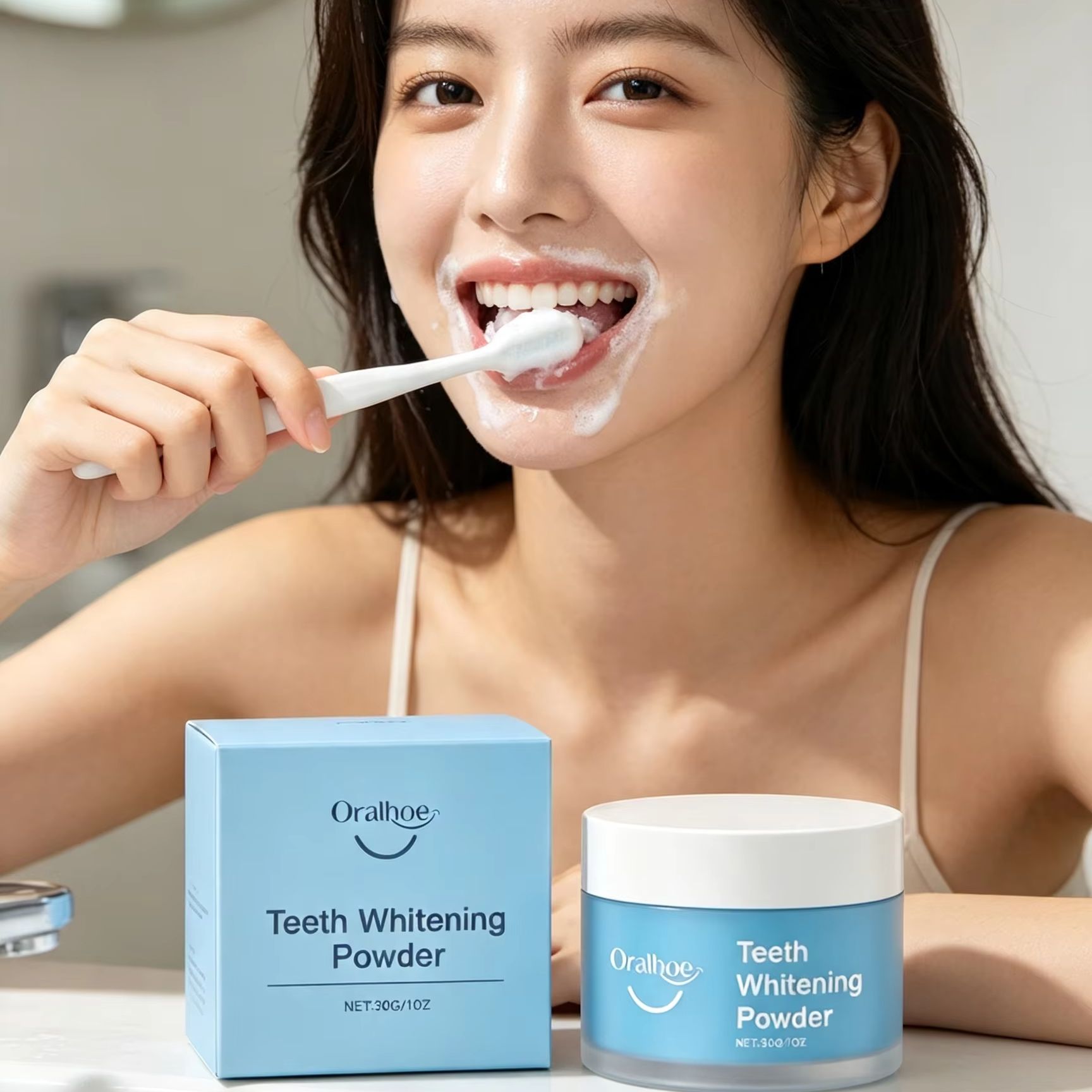 오랄호 치아 미백 파우더, 치아 얼룩 제거, 딥 클리닝 - Teeth Whitening Vape 리뷰 및 가격