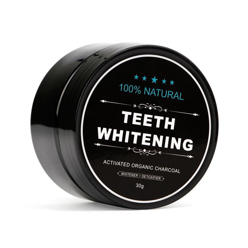 치아 미백 파우더 천연 유기 활성탄 대나무 치약 플라그 - Teeth Whitening Activated Organic Charcoal 리뷰 및 가격